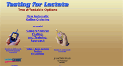 Desktop Screenshot of lactate.com